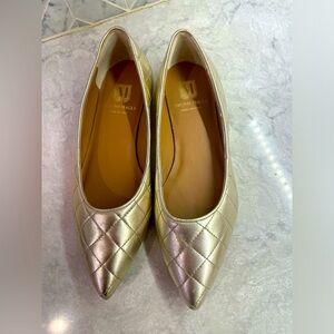 NWOT/Bruno Magli Bianca Quilted Flats New/Never Worn/Without Original Tag